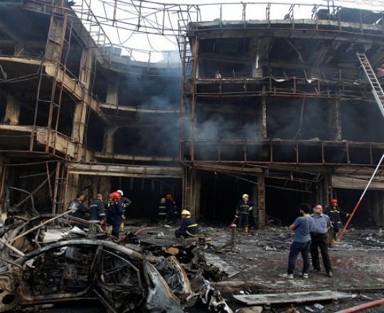 جانب من التفجير