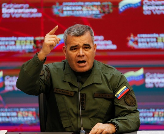 وزير الدفاع الفنزويلي فلاديمير بادرينو لوبيز