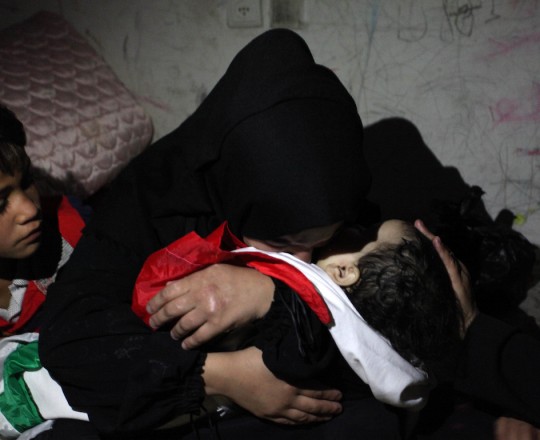 والدة الشهيدة الطفلة ليلى الغندور - استشهدت يوم 14 مايو 2018 خلال مليونية العودة