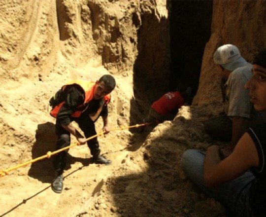 أحد الأنفاق جنوب قطاع غزة - صورة أرشيفية