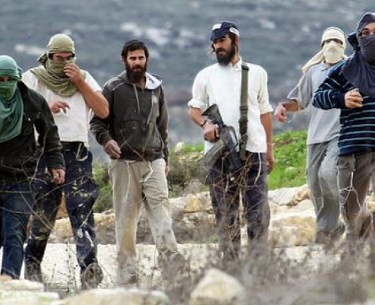 مستوطنين مسلحين