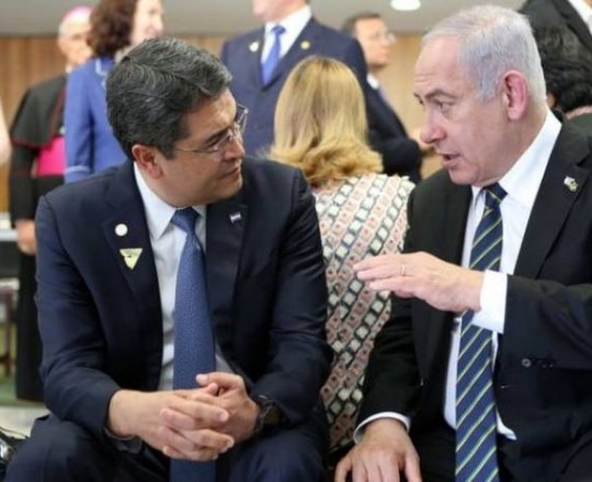 نتنياهو ورئيس هندوراس