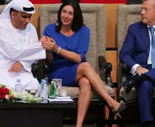 وزيرة الثقافة الصهيونية في أبو ظبي