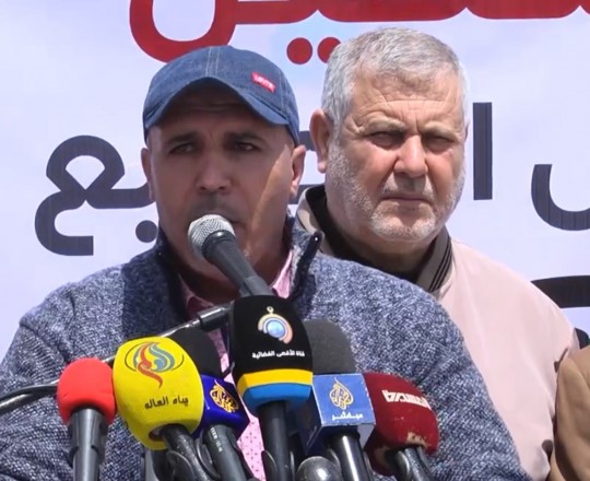 هاني الثوابتة خلال المؤتمر الشعبي :"فلسطين ترفض التطبيع"