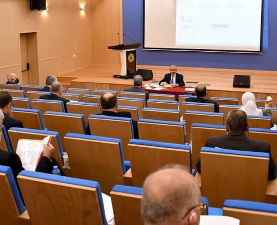 جلسة لمجلس الوزراء الفلسطيني - صورة أرشيفية 