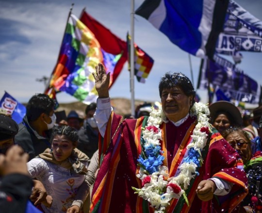 الزعيم البوليفي إيفو موراليس