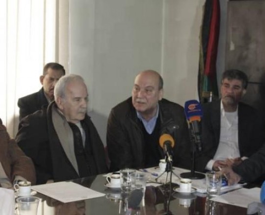 صورة أرشيفية .. اجتماع للفصائل في سرويا