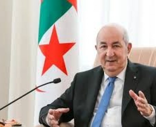 الرئيس الجزائري عبد المجيد تبون