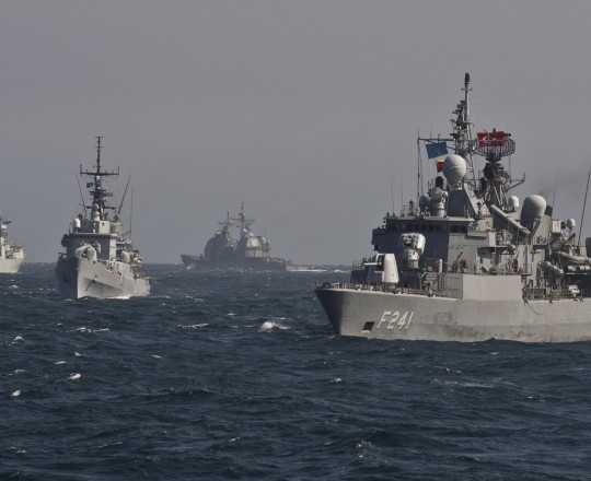 أرشيفية - مناورات روسية في البحر