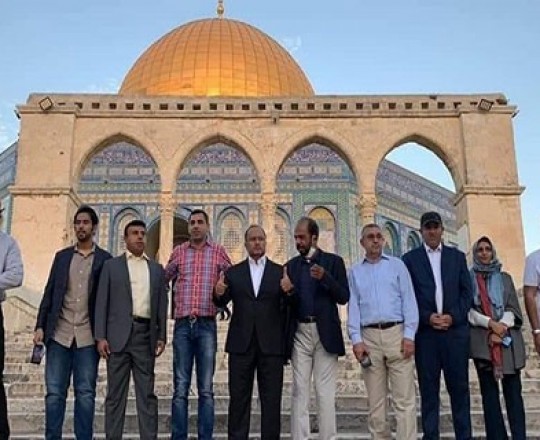 وفد إماراتي في الأقصى