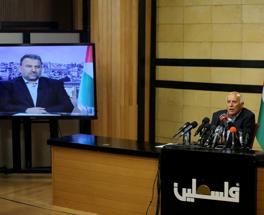 المؤتمر المشترك بين حماس وفتح 