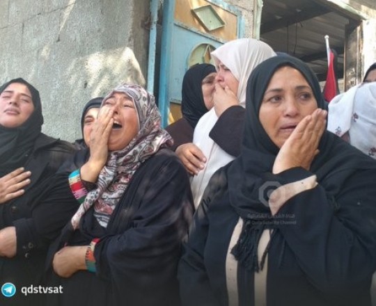 جانب من وداع الشهيد النحال في رفح - وكالات.jpg