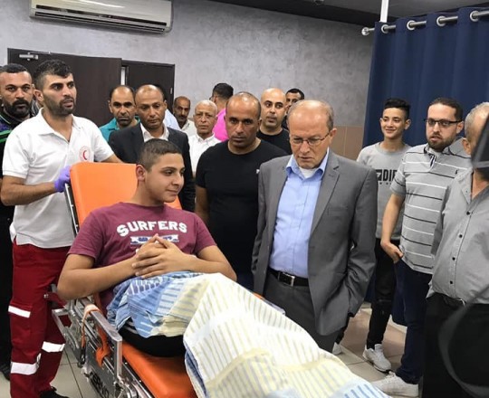 الأسير القاصر الجريح محمد عماد حسنين (17 عاما)