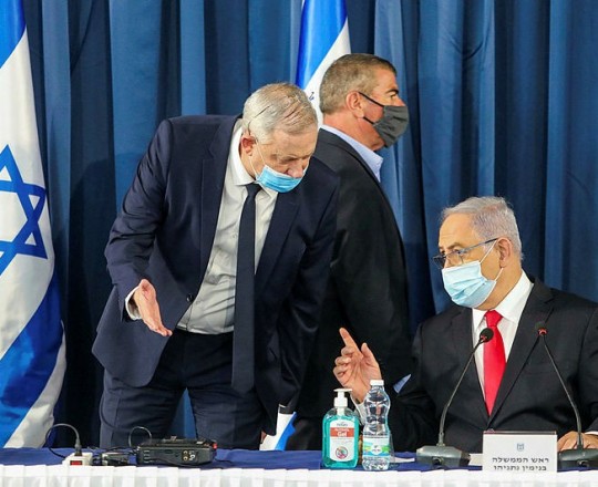 نتنياهو وغانتس