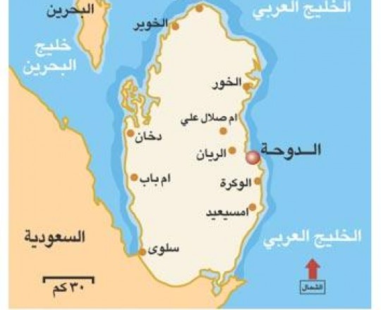 خارطة قطر