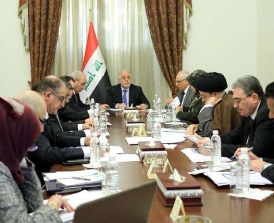 حيدر العبادي يعقد اجتماع مع وزرائه