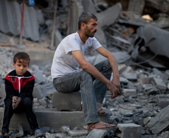 بيوت وقلوب مهدمة بغزة