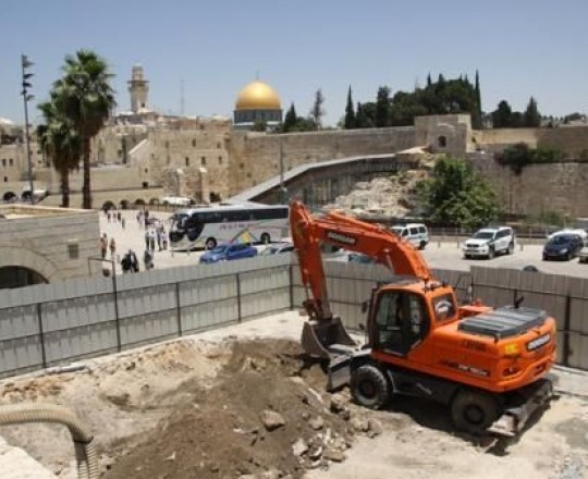 أعمال الاحتلال قرب الأقصى
