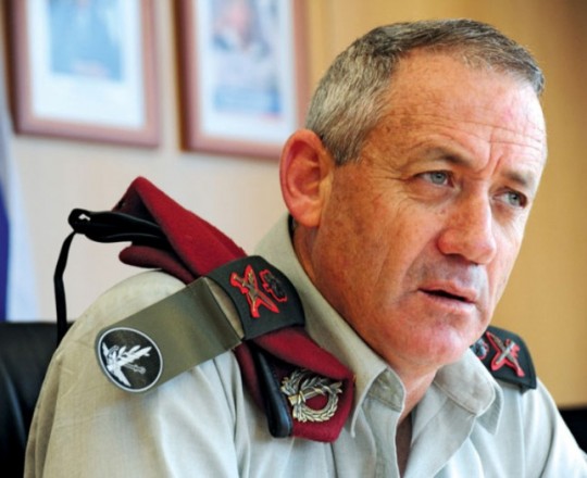 رئيس اركان جيش الاحتلال الاسبق بيني غانتس