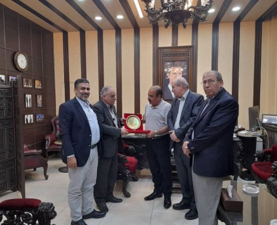 الأمين العام المساعد لحزب البعث العربي الاشتراكي يستقبل وفدًا من الشعبية 