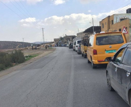 ارشيفية - حاجز بيت فوريك شرق مدينة نابلس