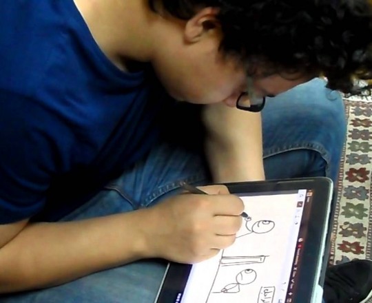 رسام الكاريكاتير الذي تم إلقاء القبض عليه إسلام جاويش