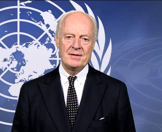 المبغوث الأممي الخاص دي ميستورا