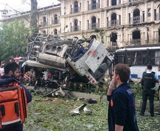 صورة بعد الانفجار