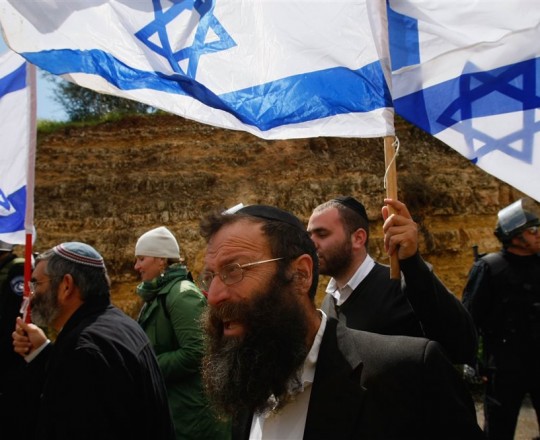 مئات المستوطنون يحتشدون في بيت لحم