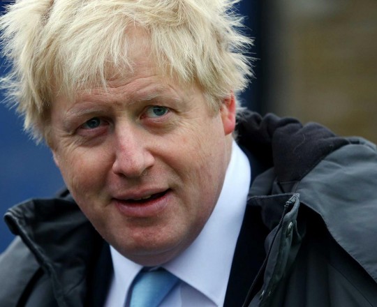 عمدة لندن بوريس جونسون