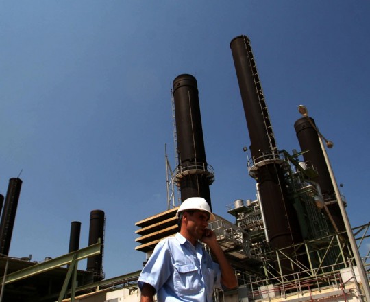 محطة توليد الكهرباء في غزة