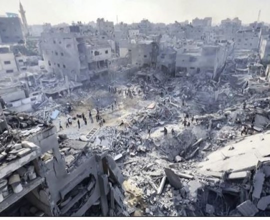 غزة دمار كلي، وكالات