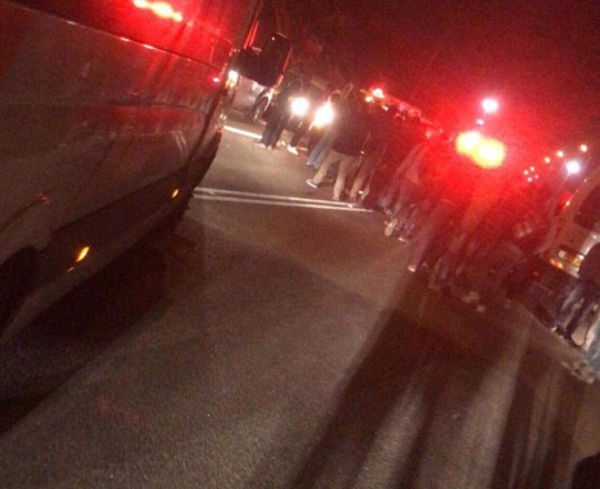 من مكان الدهس 