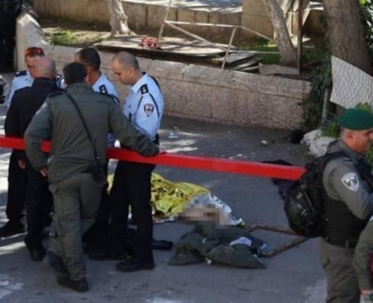 صورة لمكان العملية في باب الأسباط