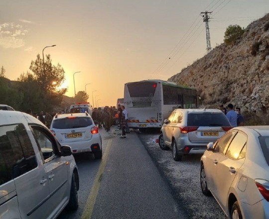 من مكان الحادث