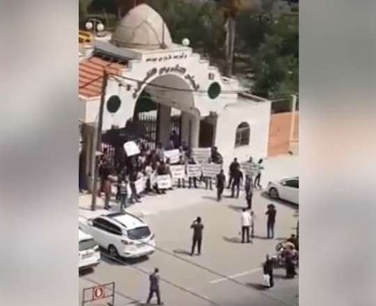 جانب من التظاهرة
