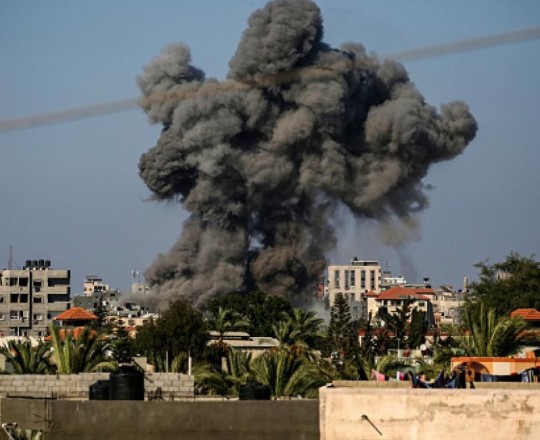 انفجارات في خانيونس، وكالات 