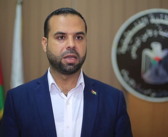 المتحدث باسم وزارة الداخلية بغزة اياد البزم 