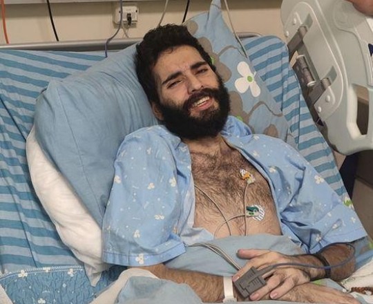 صورة للأسير في مستشفى "كابلان" الصهيوني