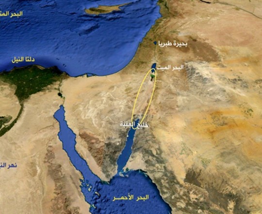 موقع القناة الحدودية