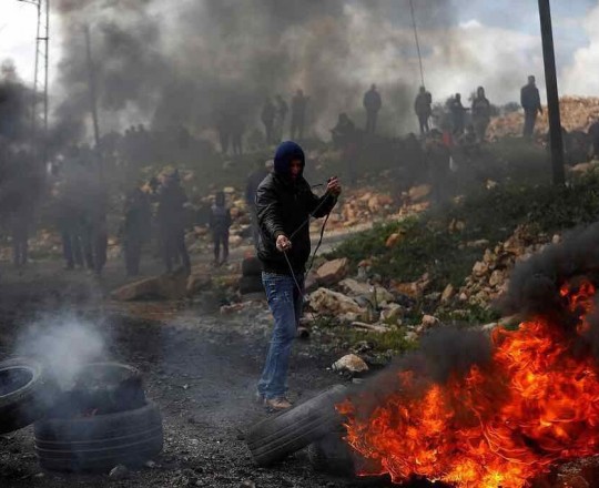 من المواجهات في عوريف 