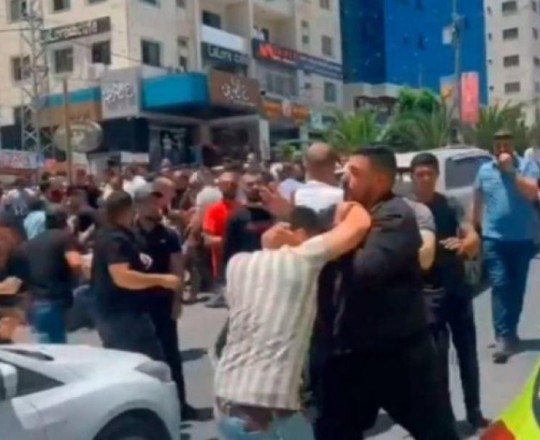 من أحداث جامعة النجاح يوم أمس