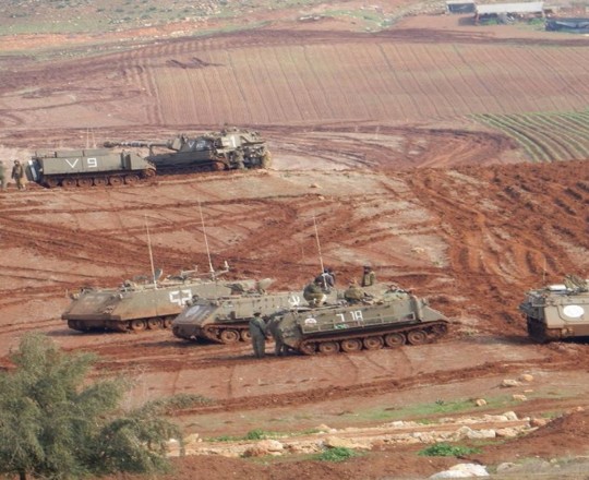 تدريبات الاحتلال في الأغوار الفلسطينية المحتلة - ارشيف