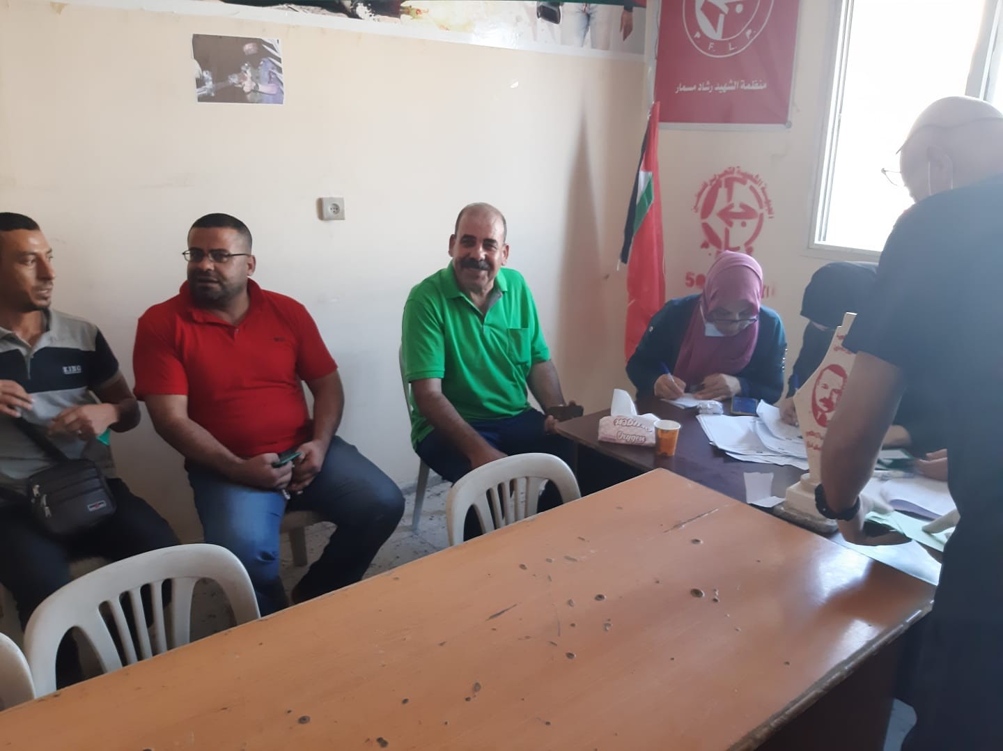 الشعبيّة شمال القطاع تنظم حملة تطعيم واسعة ضد فايروس كورونا (4).jpg