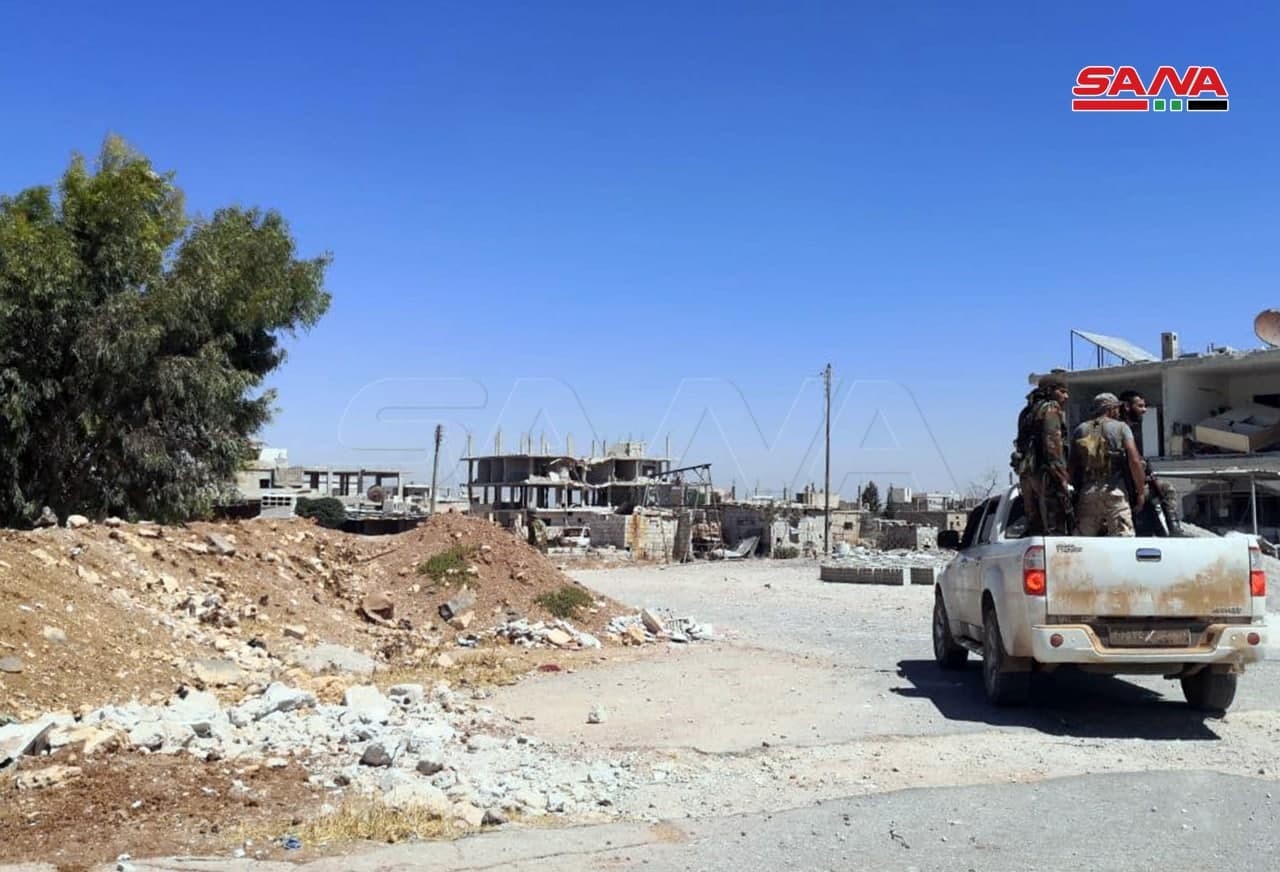 الجيش السوري يدخل منطقة درعا البلد ويستعد لعمليات التمشيط (1).jpg