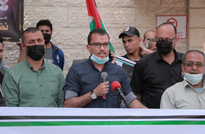 الجبهة الشعبية بالشراكة مع الجهاد الإسلامي تنظم وقفة احتجاجية أمام مقر المندوب السامي (2).PNG