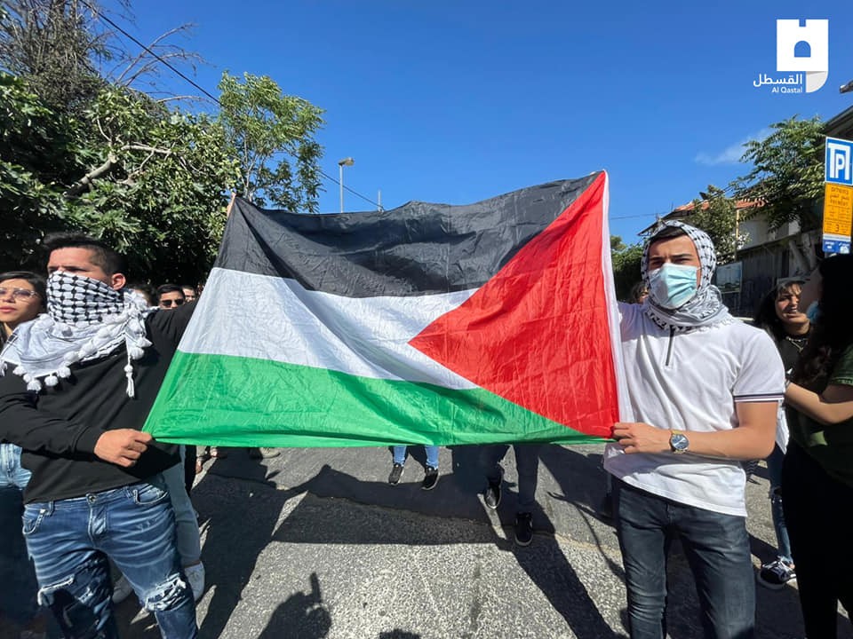 تظاهرة رافضة للتهجير في حي الشيخ جراح بالقدس (2).jpg