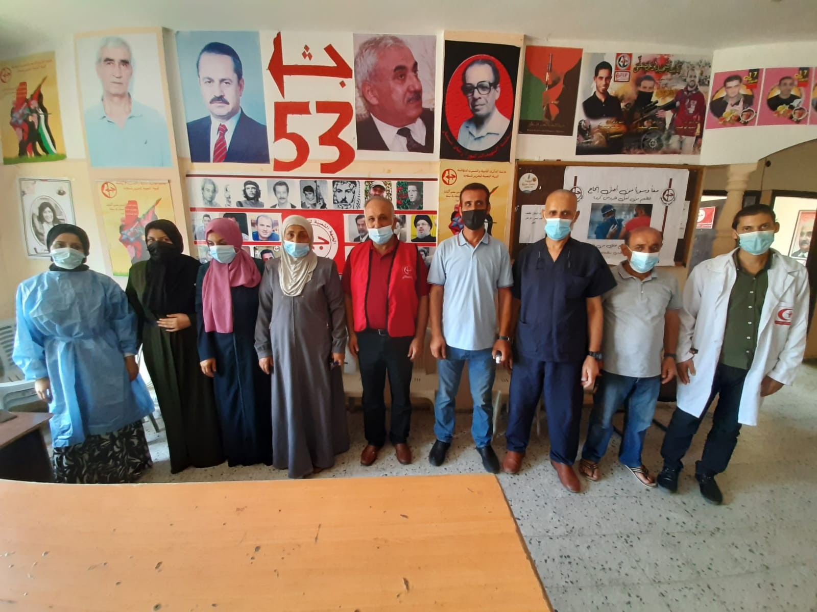 الشعبيّة شمال القطاع تنظم حملة تطعيم واسعة ضد فايروس كورونا (8).jpg