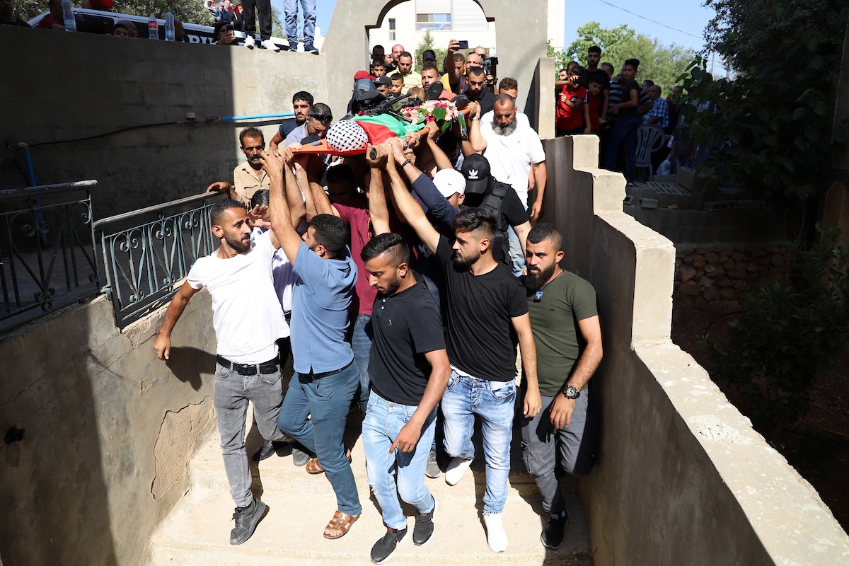 تشييع جثمان الشهيد يوسف محارب