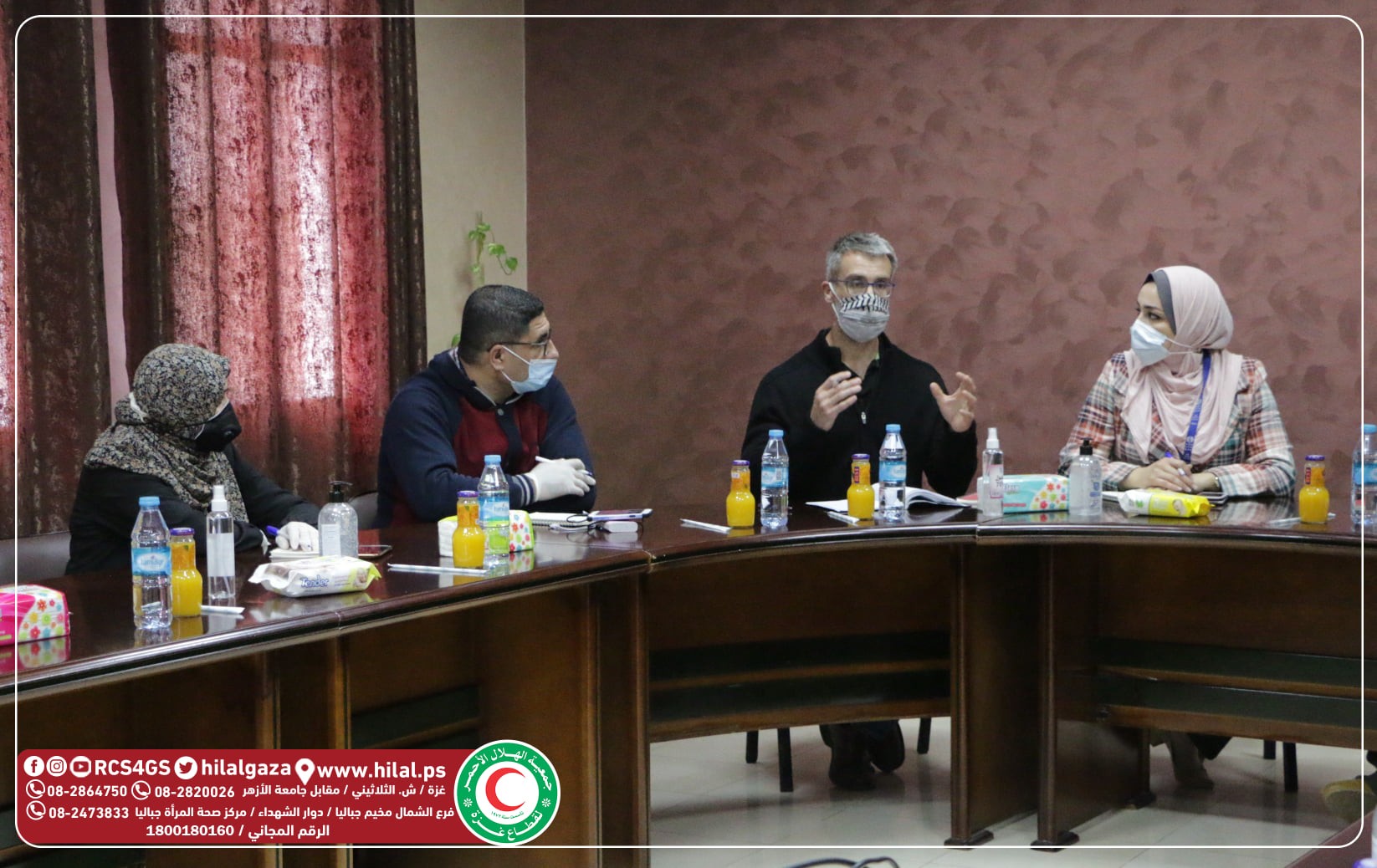 الهلال الاحمر لقطاع غزة تستقبل وفدا من صندوق الامم المتحدة للسكان (1).jpg